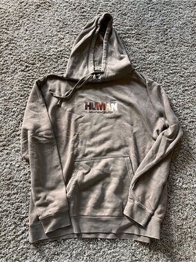 Burn Boot Camp HUMAN Made Brown Pullover Hoodie